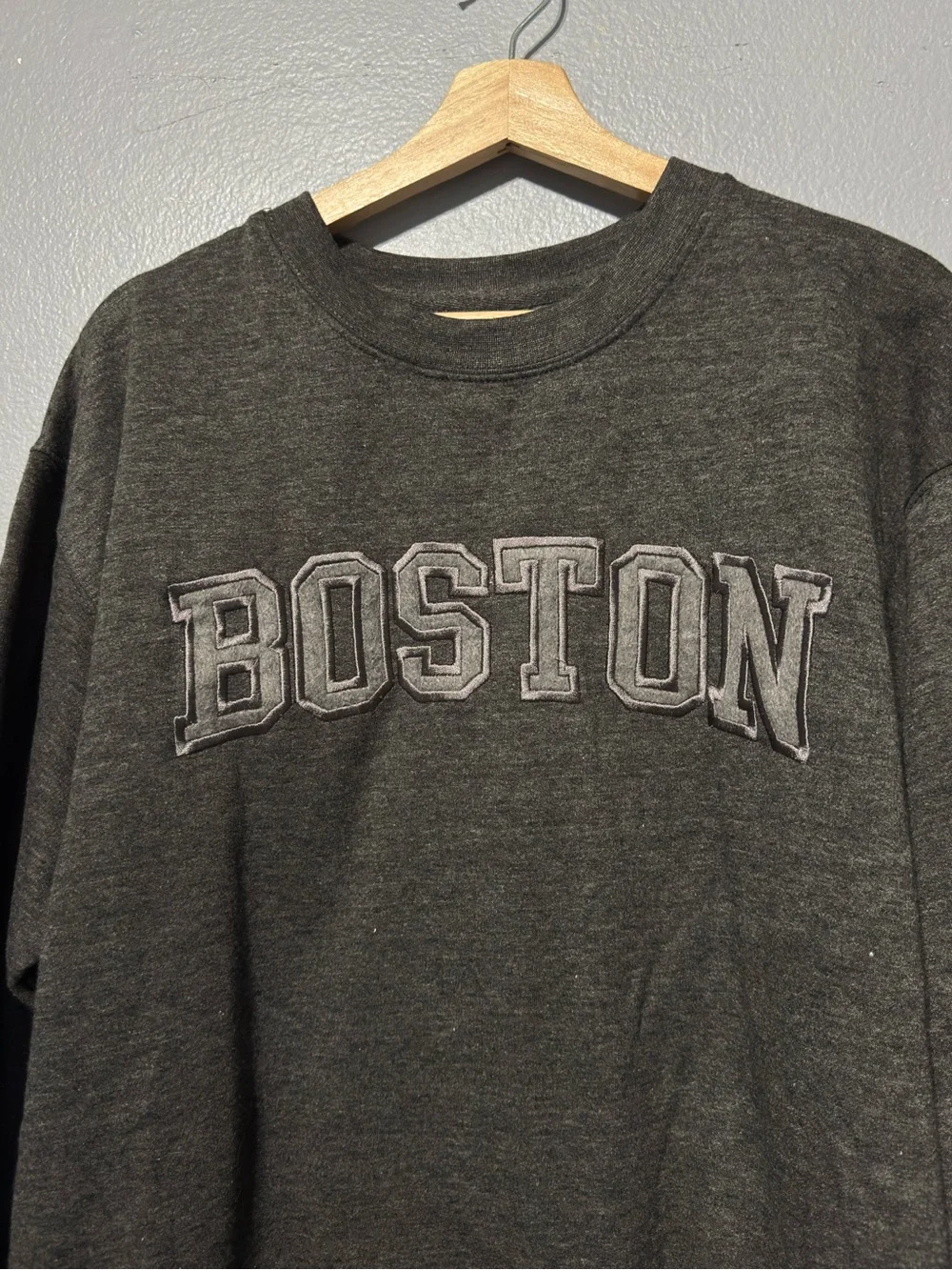 Boston Crewneck Sweatshirt - Dark Gray